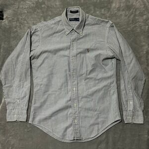 Polo by Ralph Lauren Navy and White Striped Shirt